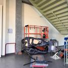 Installation of T.rex skull - image 2